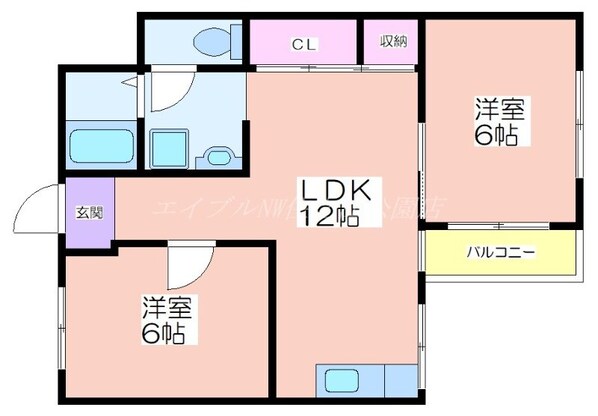 第二盛運マンションの物件間取画像